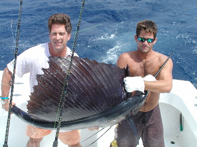 Fishing sailfishing Isla Mujeres Mexico Cancun Obsession Sailfish Captain Jeff Ross Outer Banks NC